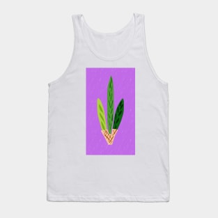 Lulav Lilac Print Tank Top